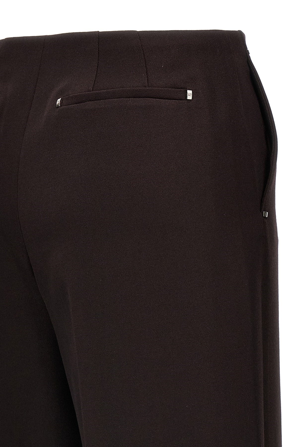 Fendi Women Grain De Poudre Pants