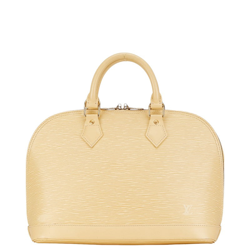 Louis Vuitton Epi Alma PM Handbag M41155 Dune Yellow Leather Louis Vuitton