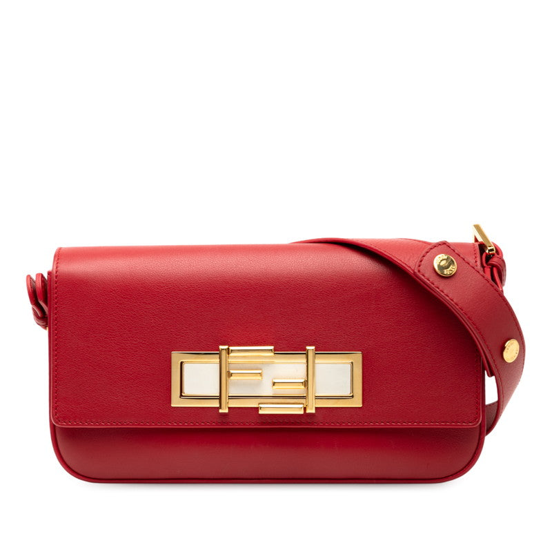 Fendi Trebucket Leather Shoulder Bag