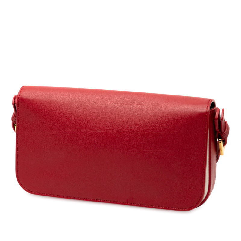 Fendi Trebucket Leather Shoulder Bag