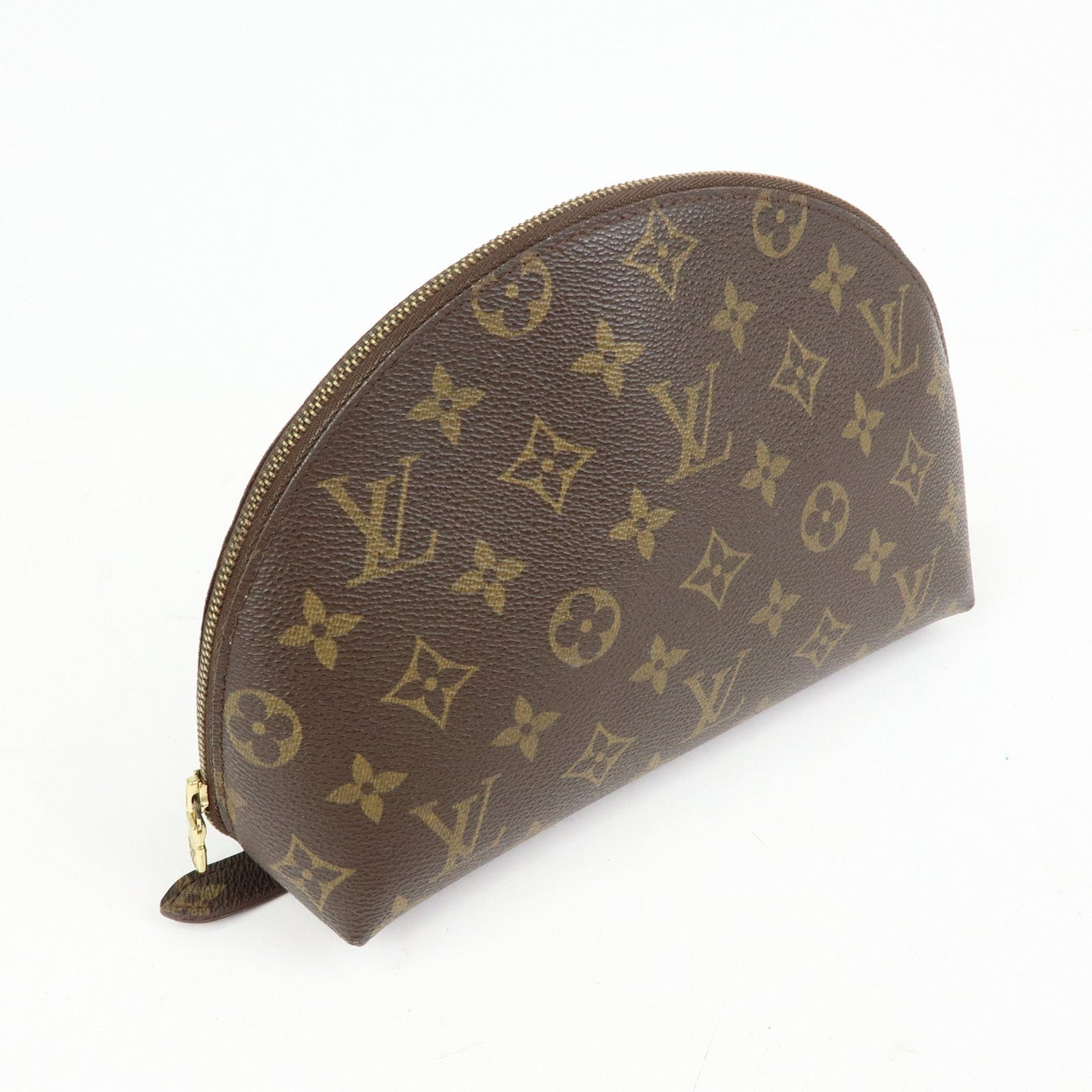 Louis Vuitton Monogram Trousse Demi Ronde Pouch M47520