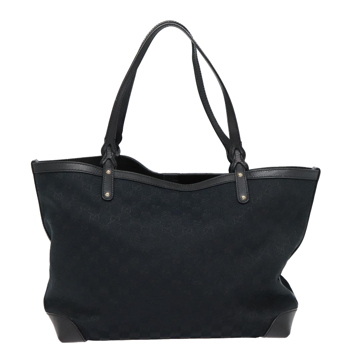 Gucci Leather Canvas Tote