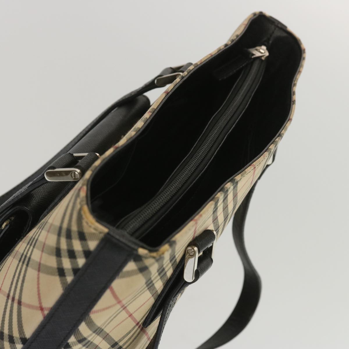 BURBERRY Check Link Shoulder Bag