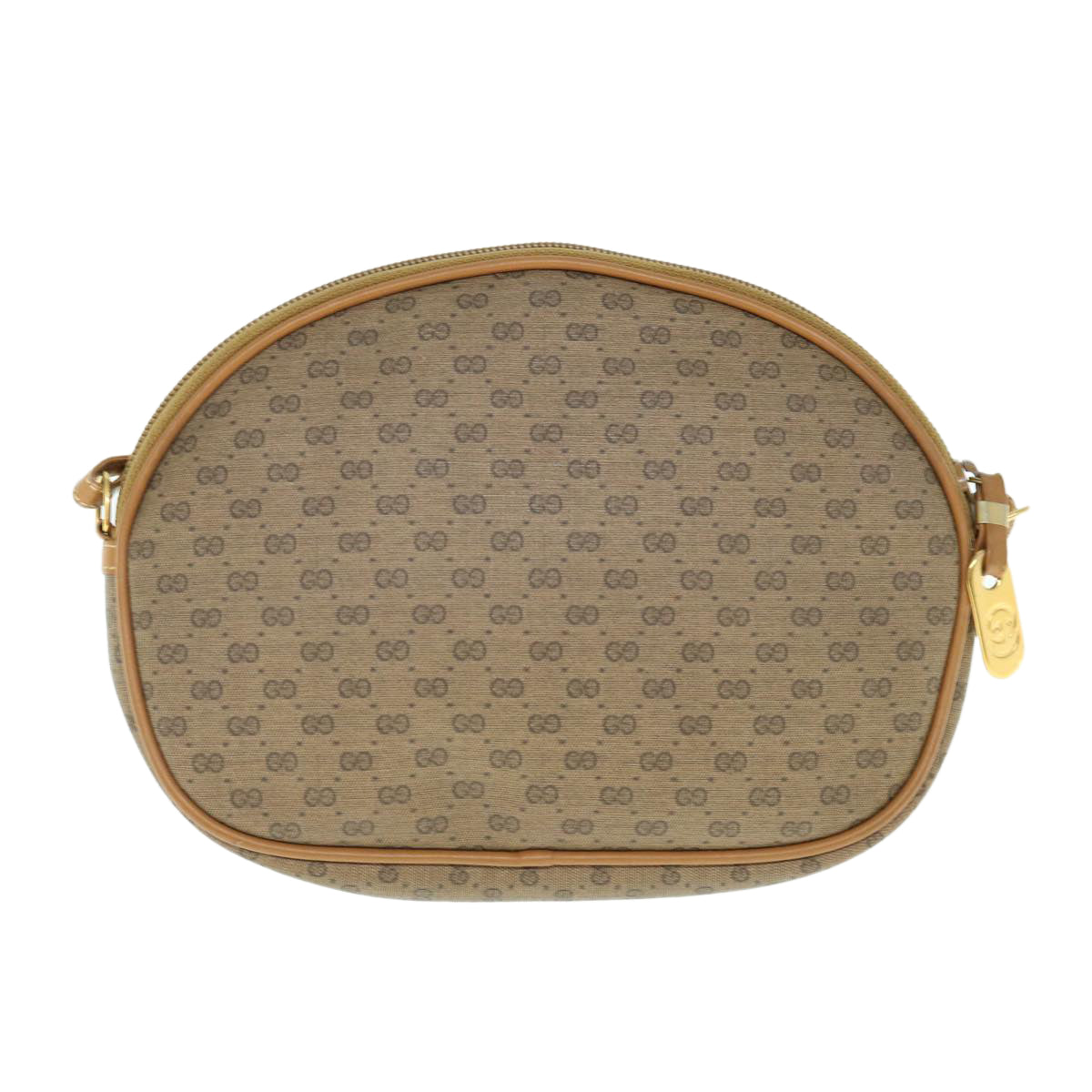 Gucci Leather Canvas Shoulder Bag