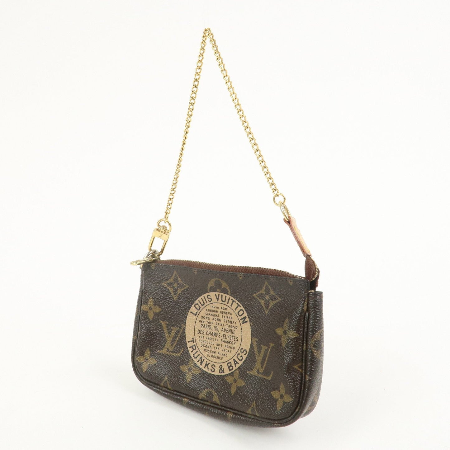 Louis Vuitton Monogram T B Mini Pochette Accessoires Pouch M60153