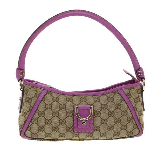 Gucci Lou Canvas Top Handle Handbag