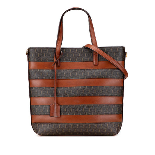 Saint Laurent Le Monogram Toy Shopping PVC 2way Bag