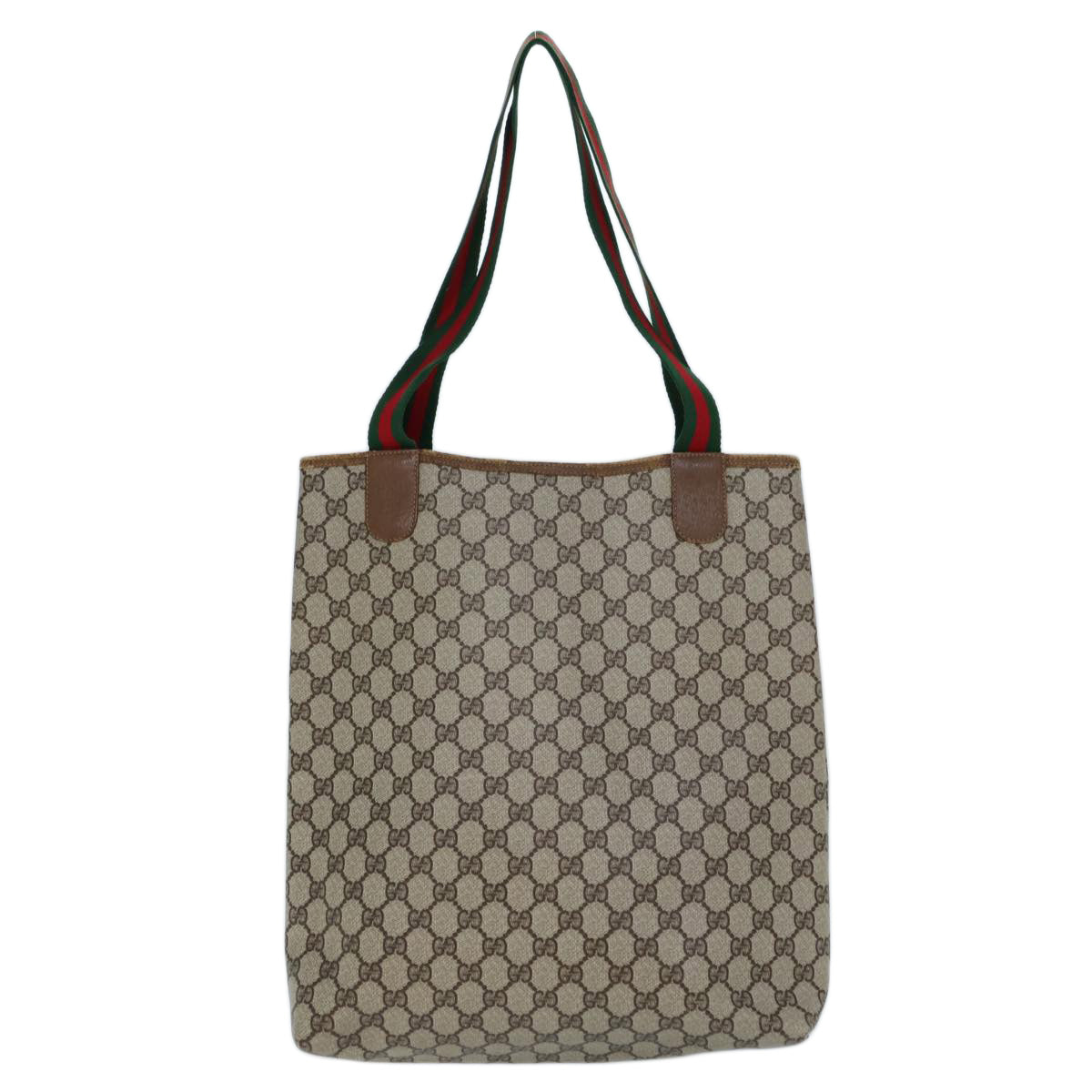 Gucci Leather Canvas Tote
