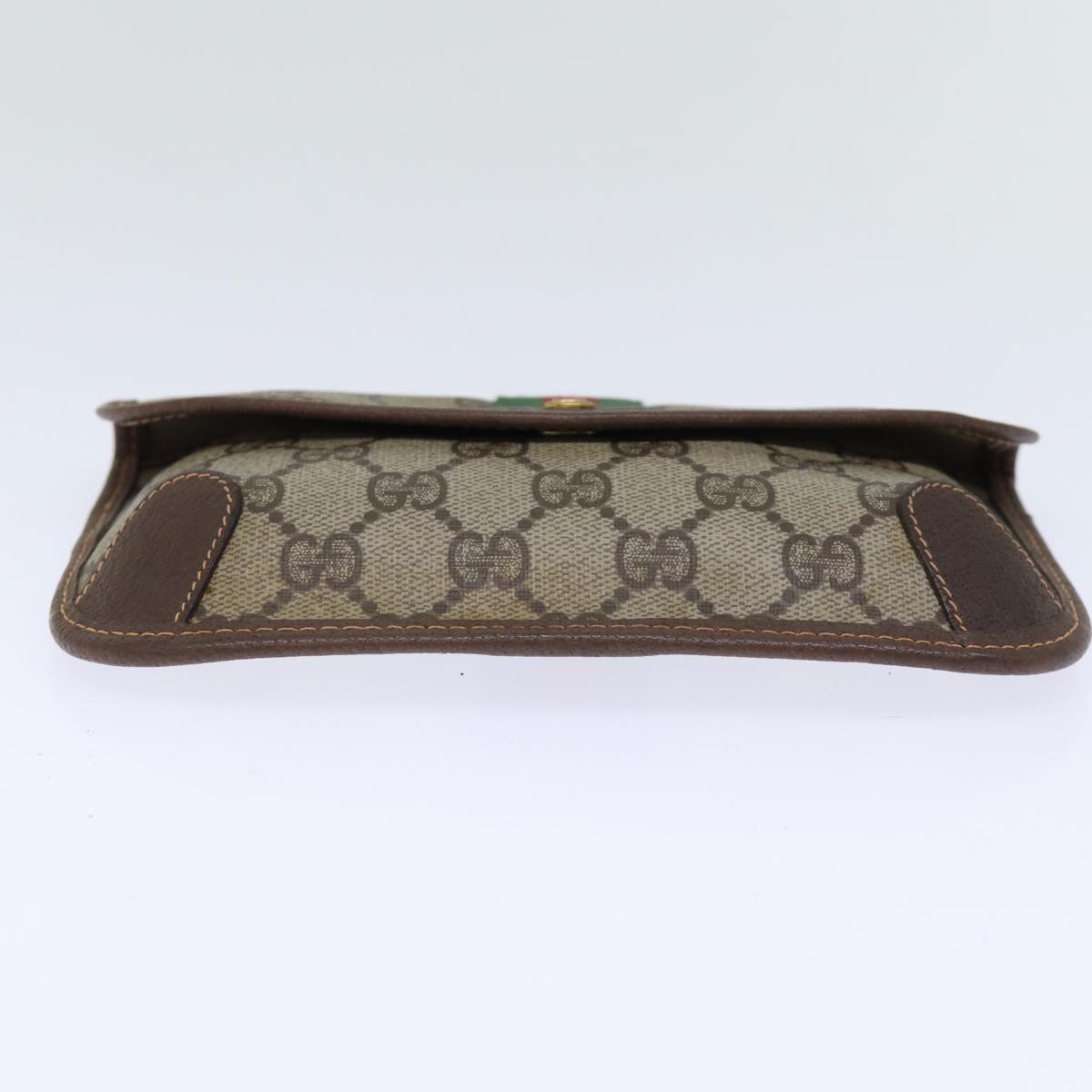 Gucci Leather Canvas Clutch