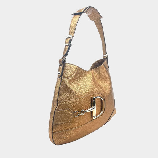 Gucci Leather Canvas Shoulder Bag
