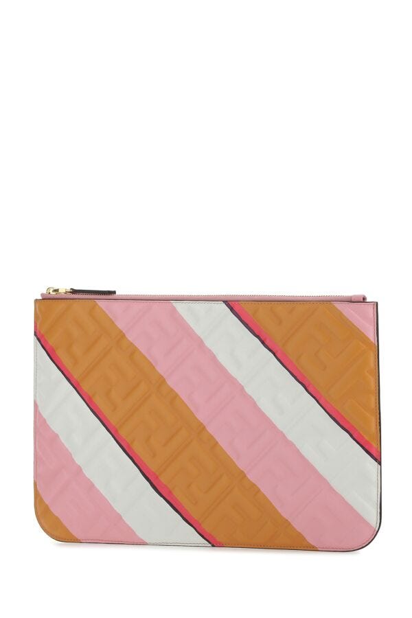 Fendi Woman Multicolor Nappa Leather Pouch
