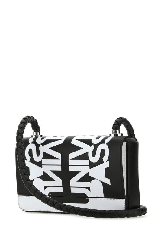 Burberry Man Two-Tone Leather Crossbody Bag