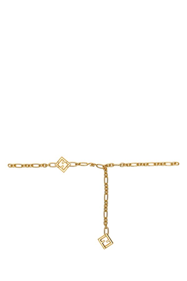 Fendi Woman Golden Metal Belt