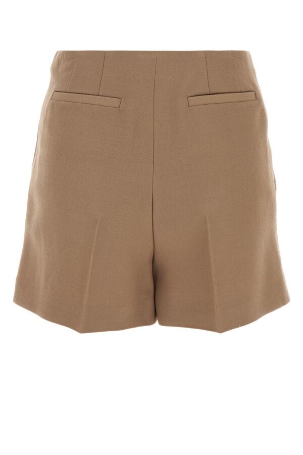 Fendi Woman Cappuccino Wool Pant-Skirt