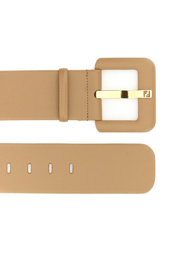 Fendi Woman Camel Leather Forever Fendi Belt
