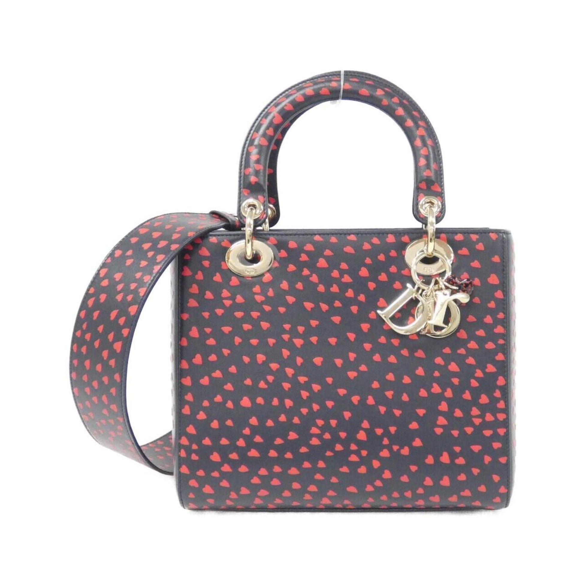 Christian Dior Blue Leather Handbag  