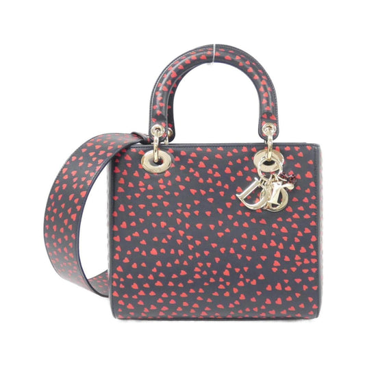 Christian Dior Blue Leather Handbag  