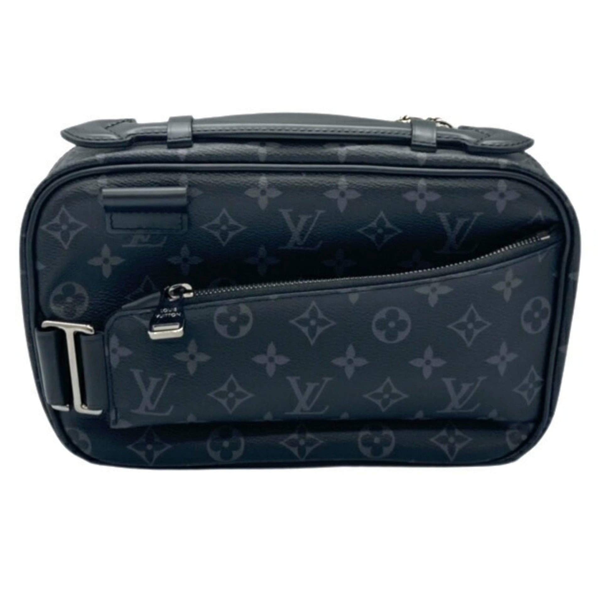 LOUIS VUITTON Bum Bag Monogram Eclipse Handbag Shoulder Body Black Women Men