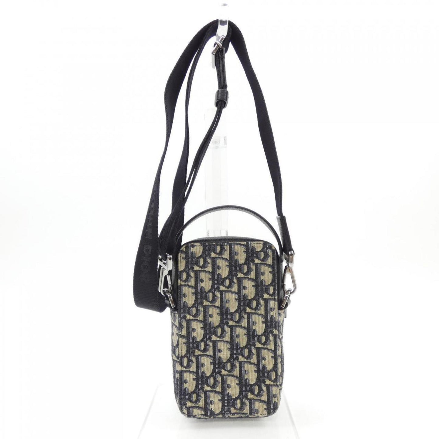 Christian Dior Beige Black Navy Handbag  