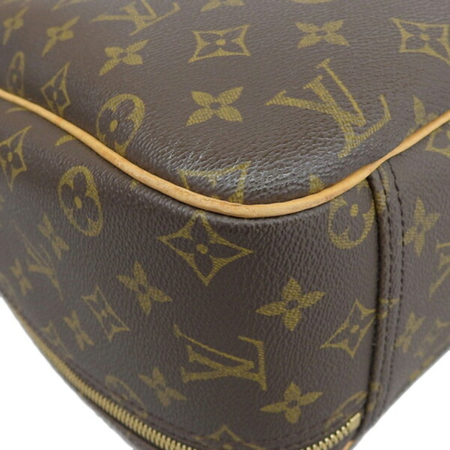 LOUIS VUITTON Monogram Excursion Handbag M41450 Brown Women's