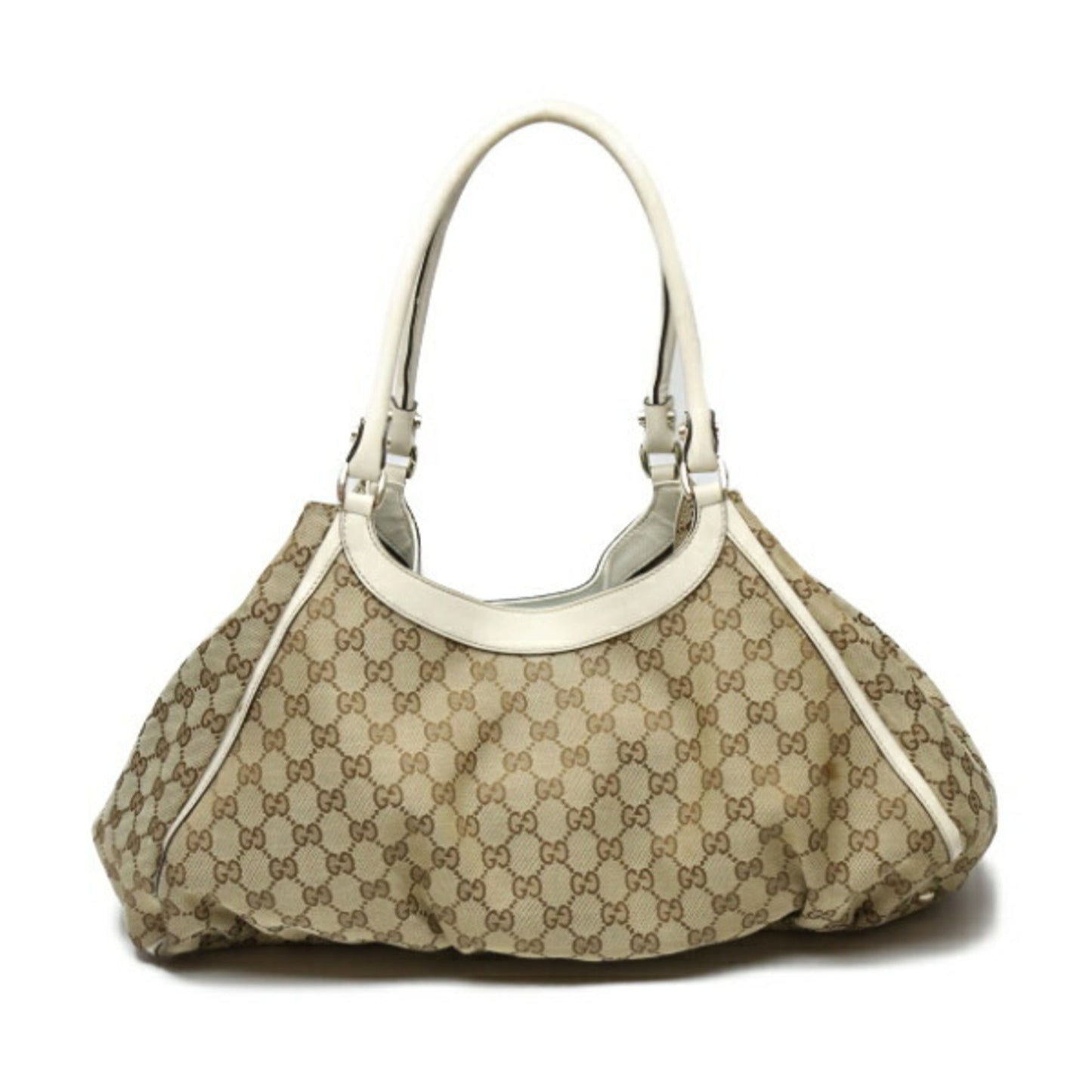 Gucci Leather Canvas Tote