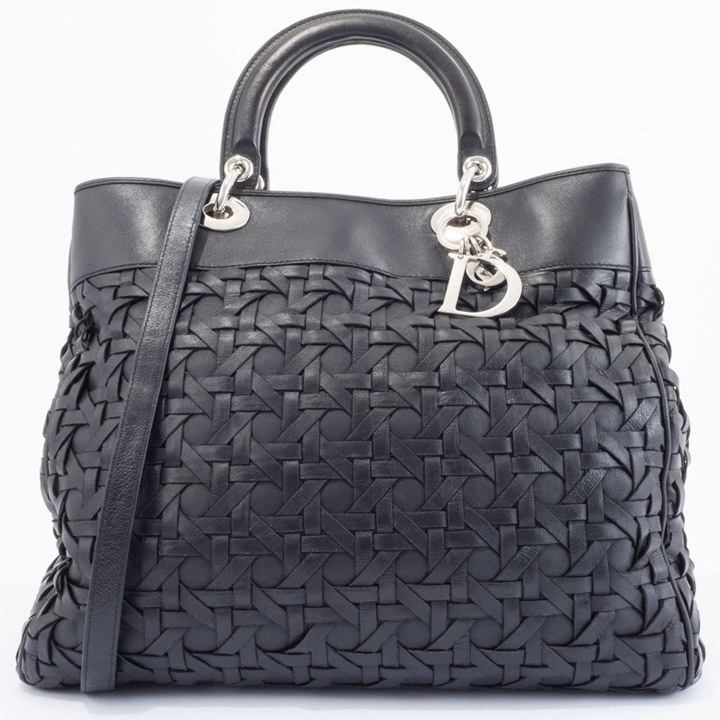Christian Dior Black Leather Handbag  