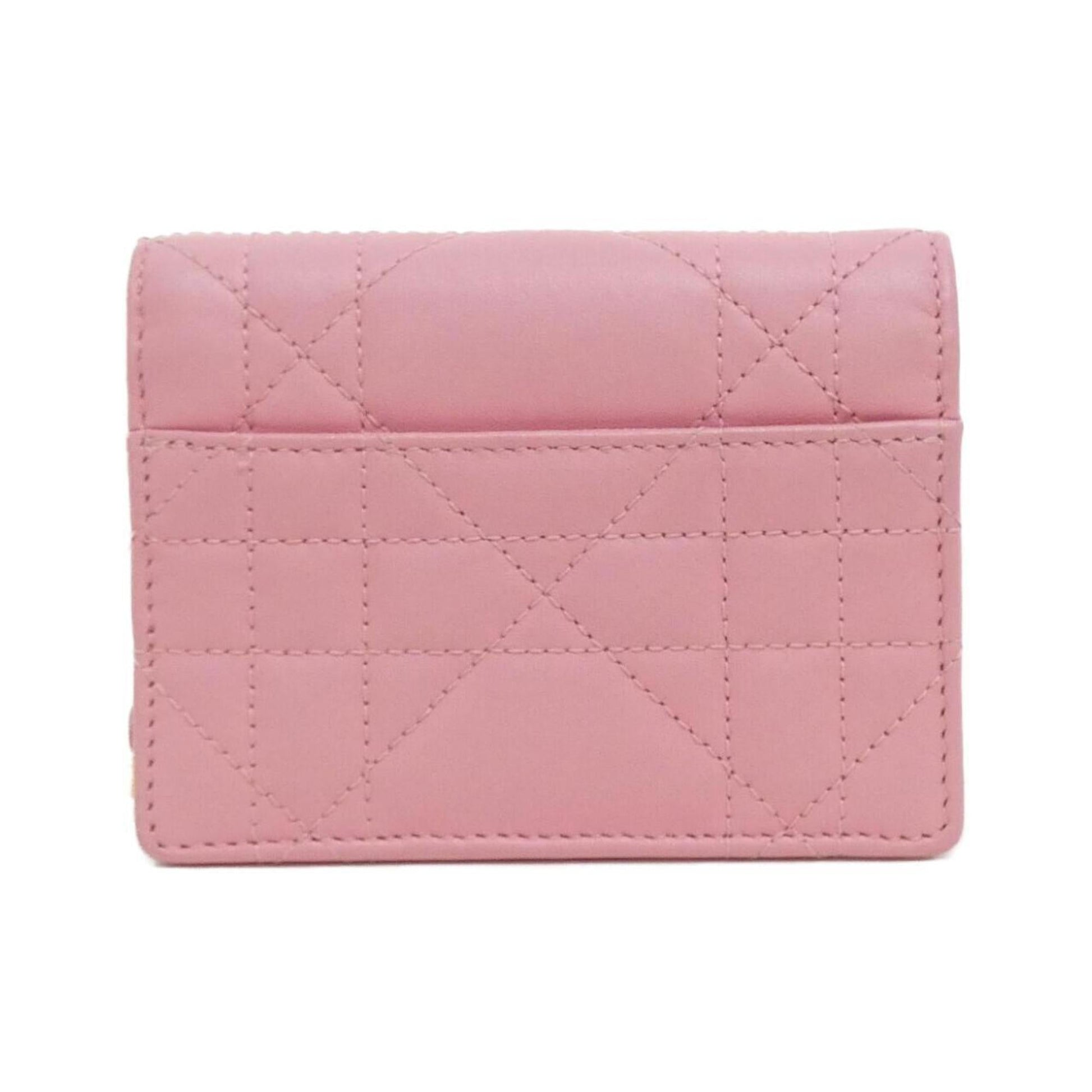 Christian Dior Pink Leather Shoulder Bag  