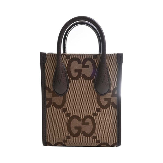 Gucci Leather Canvas Tote