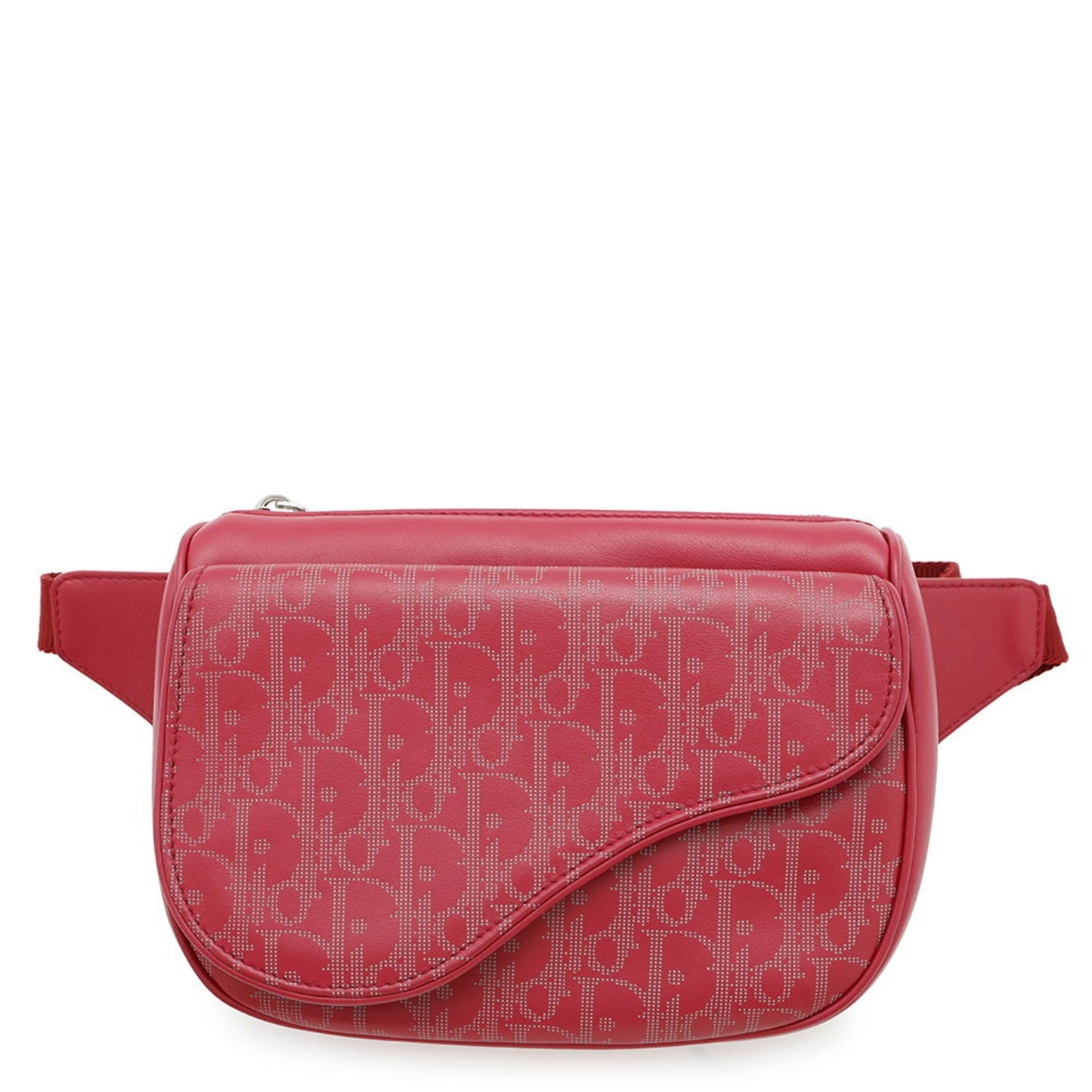 Christian Dior Red Color Leather Sling Bag  