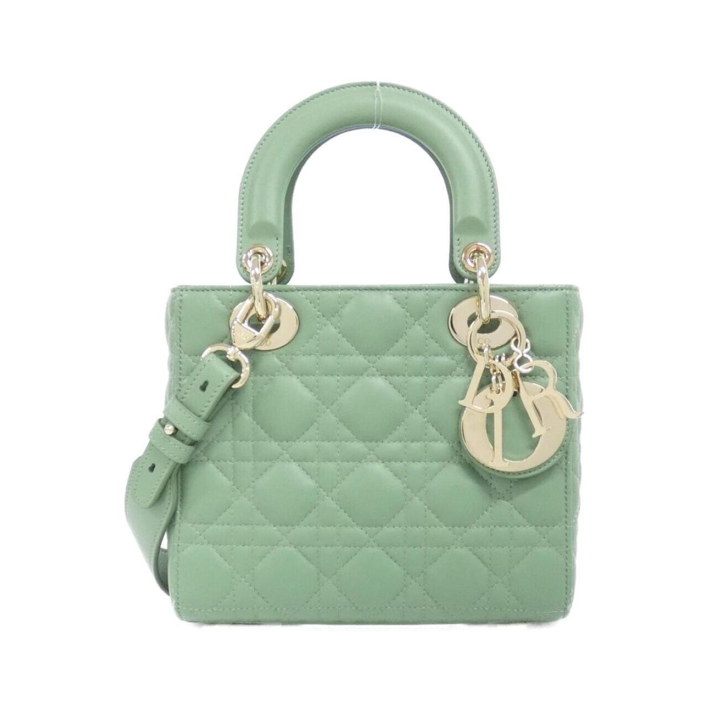 Christian Dior Gold Leather Handbag  