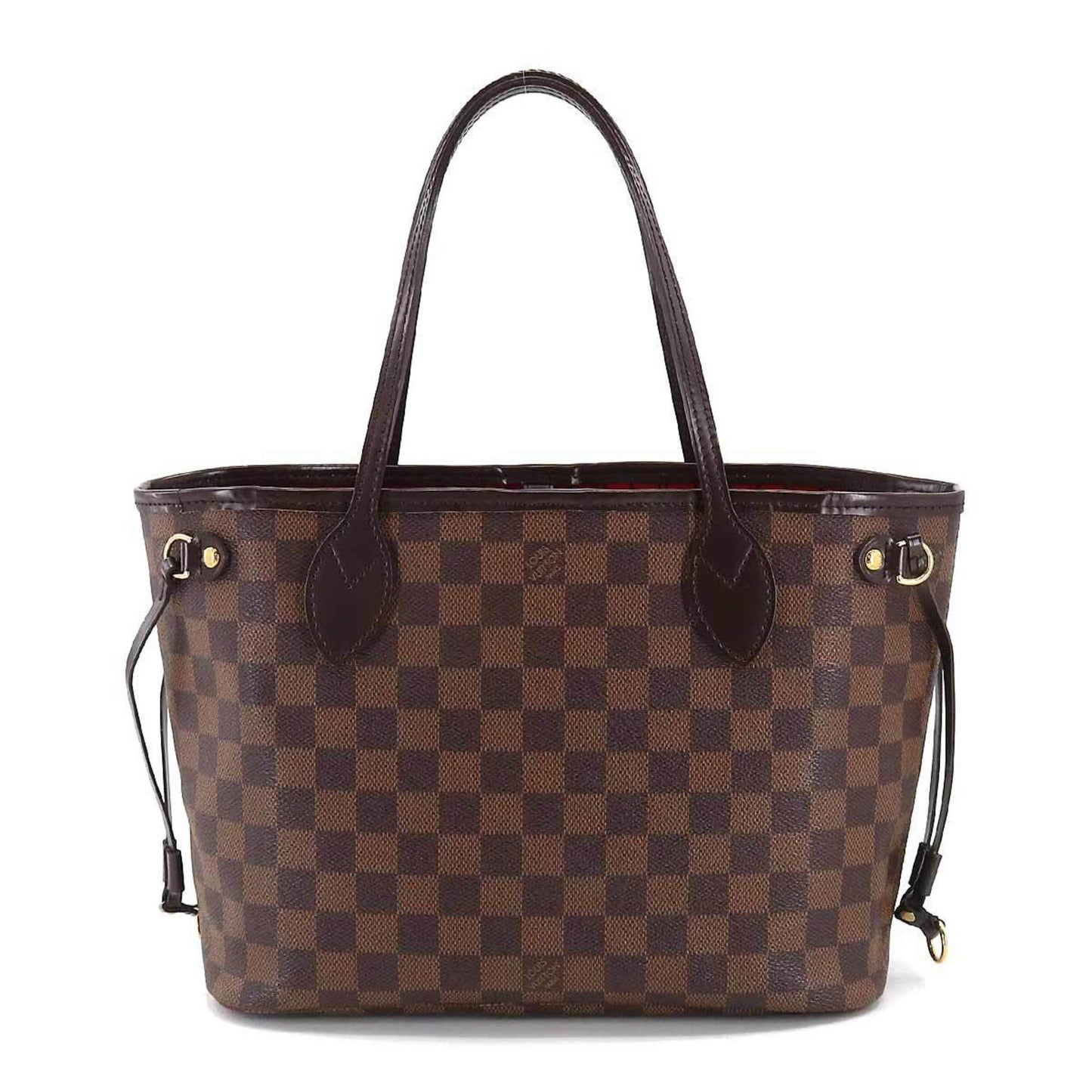 LOUIS VUITTON Damier Neverfull PM Tote Bag Ebene Brown