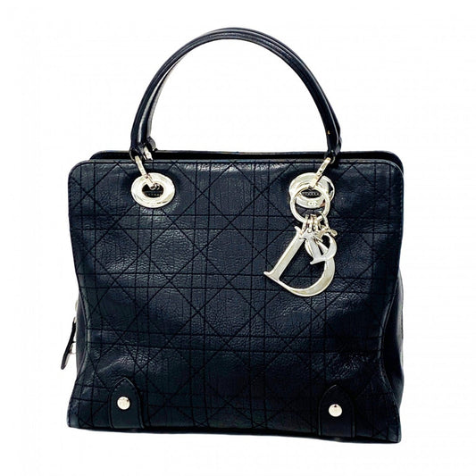 Christian Dior Black Leather Handbag  
