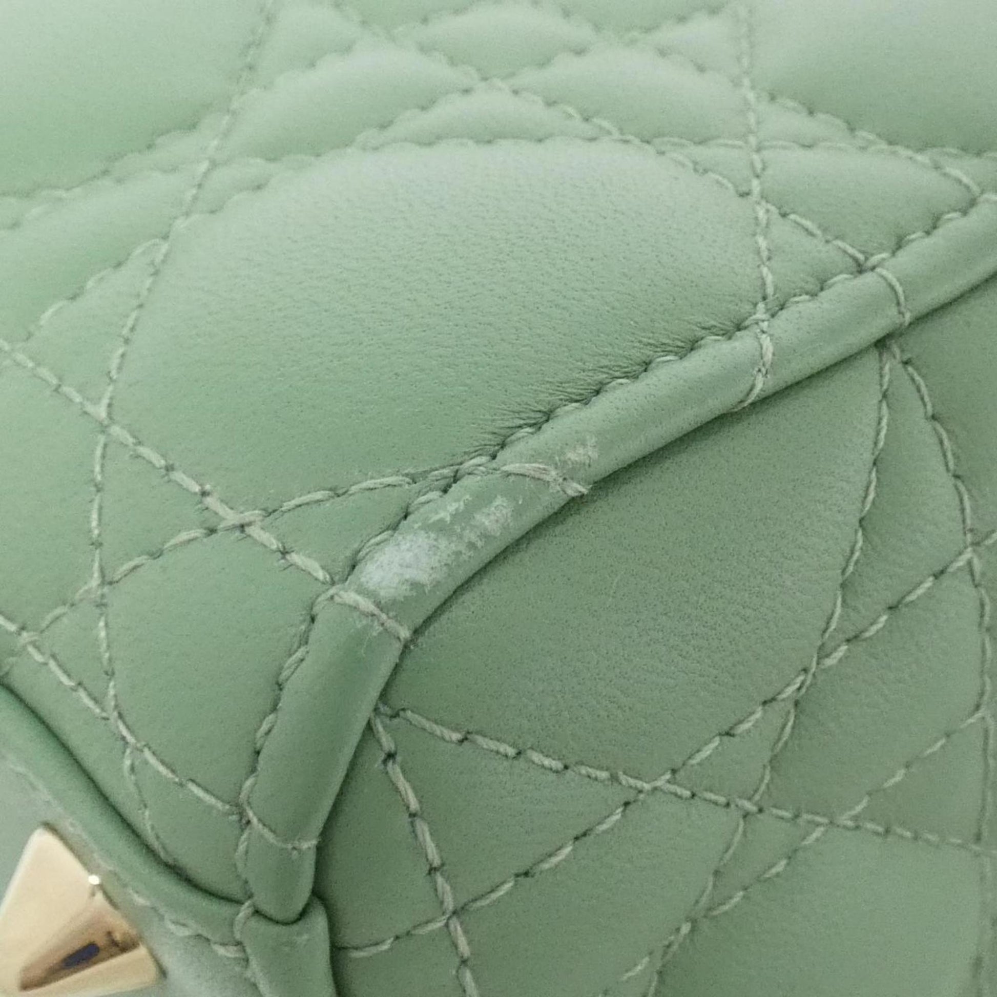 Christian Dior Gold Leather Handbag  