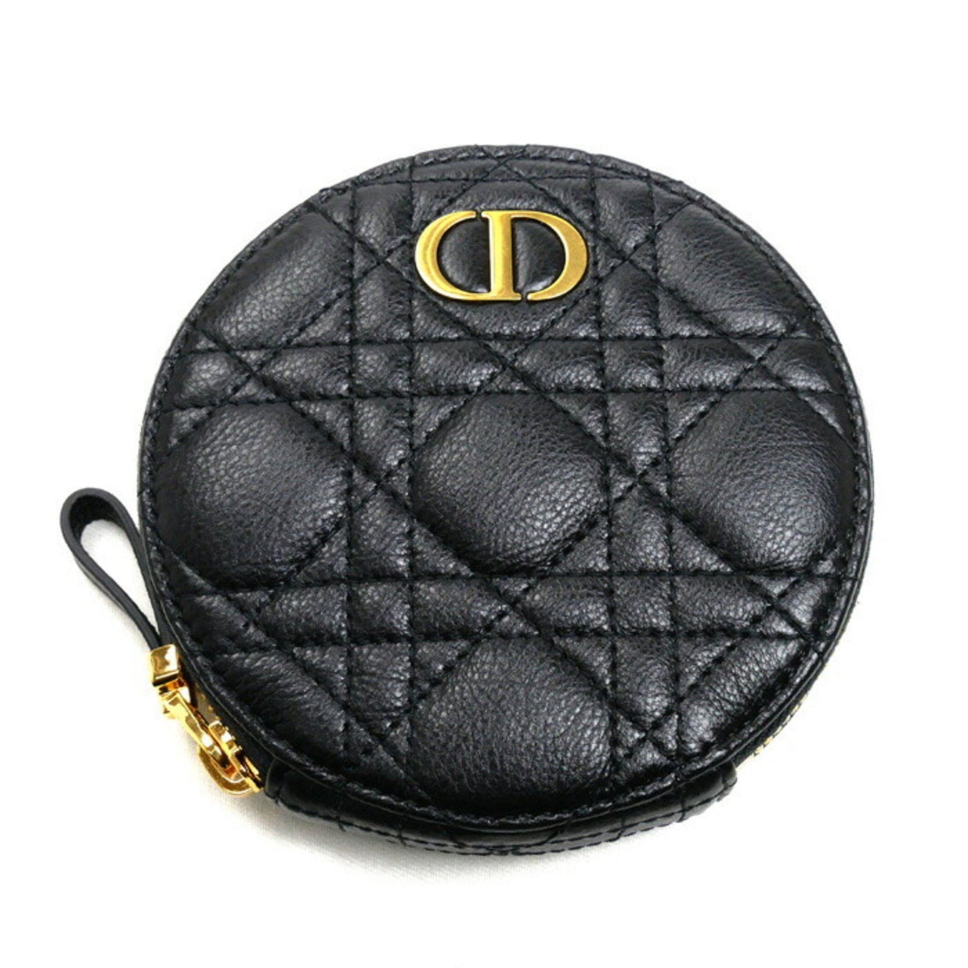 Christian Dior Black Leather Shoulder Bag  