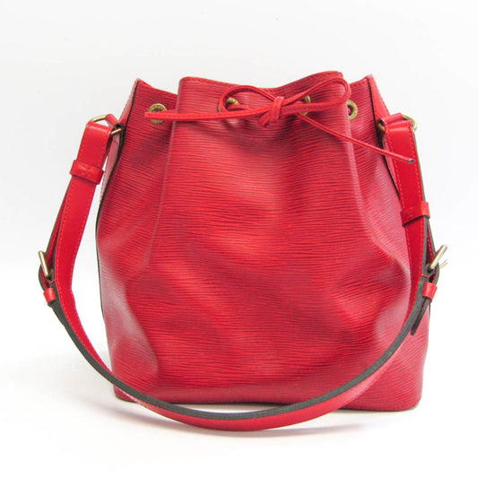 Louis Vuitton Epi Petit Noe M44107 Women's Shoulder Bag Castilian Red