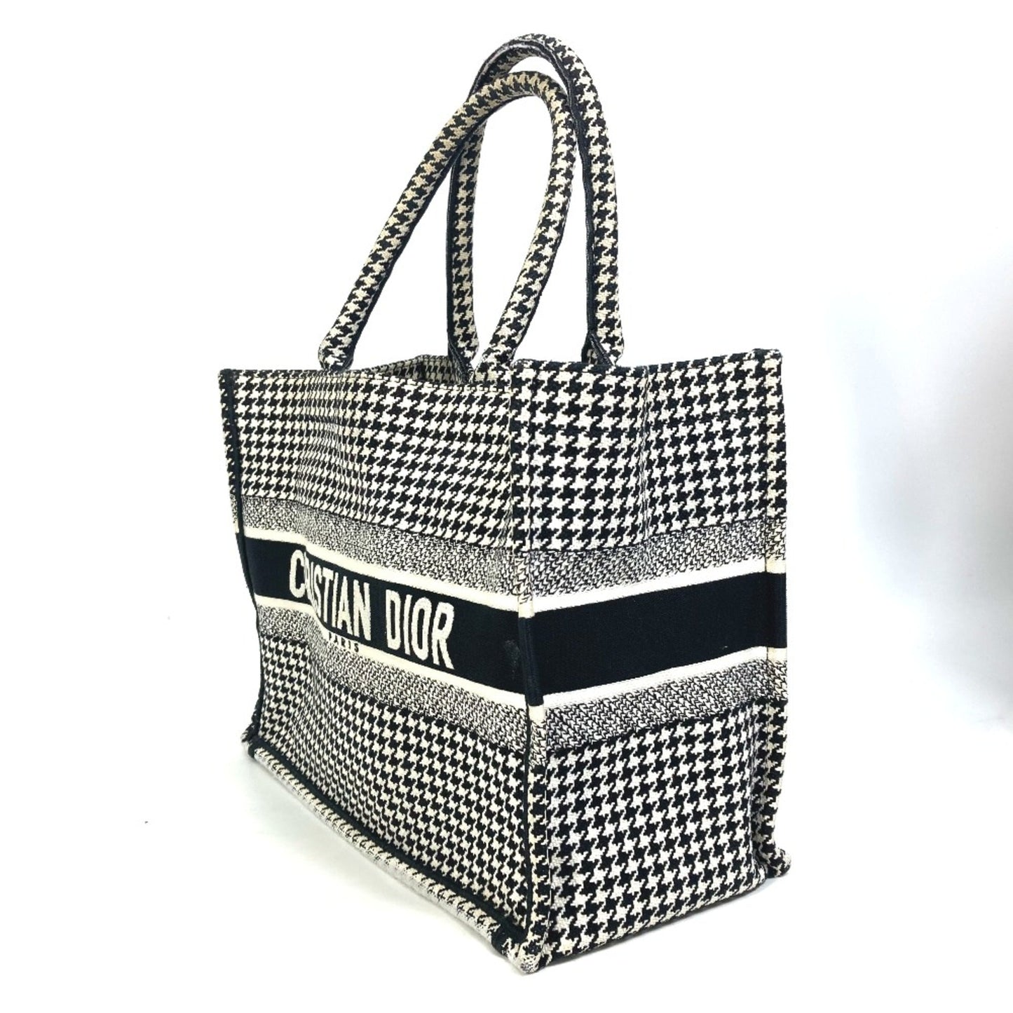 Christian Dior Black Cloth Tote Bag  