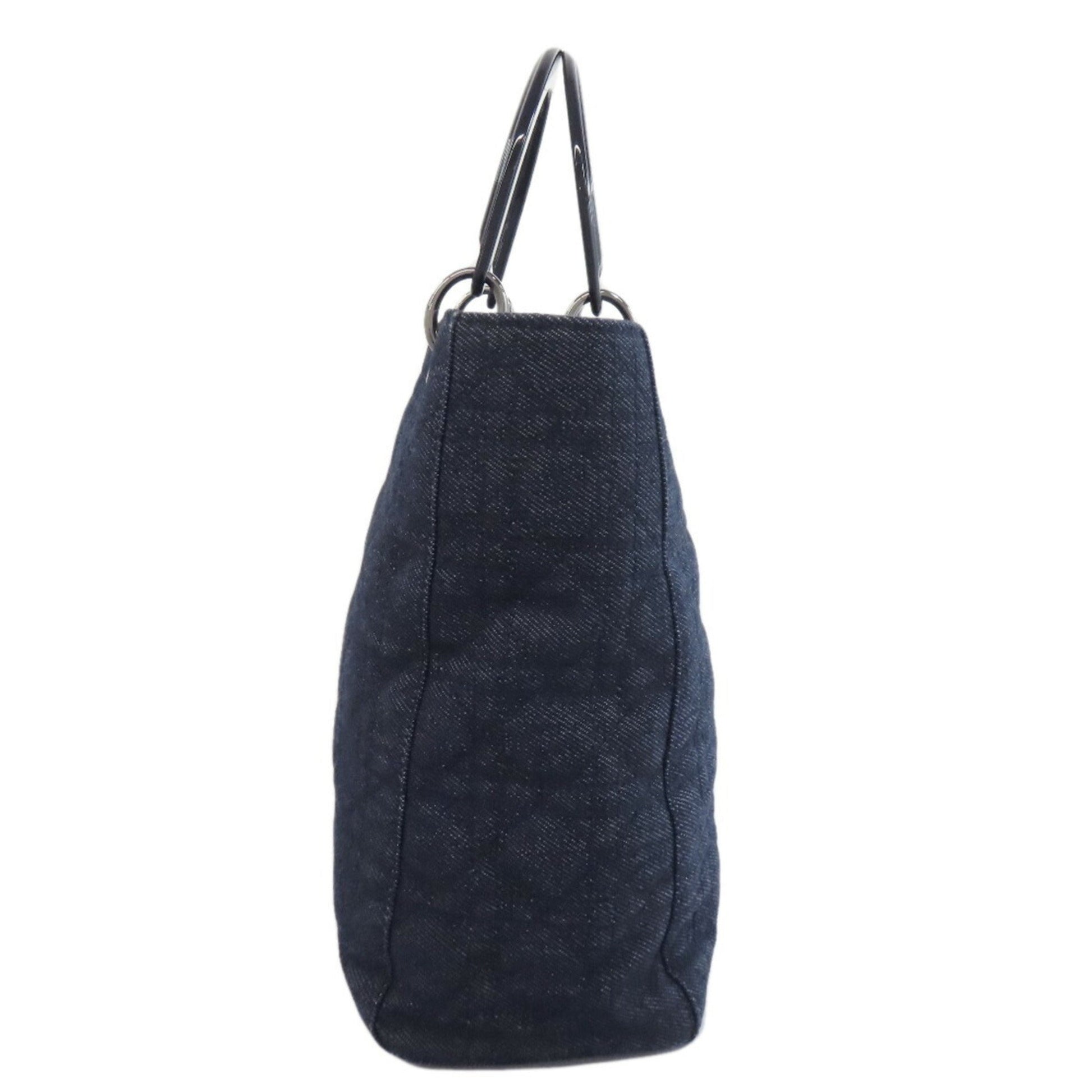 Christian Dior Navy Denim Handbag  