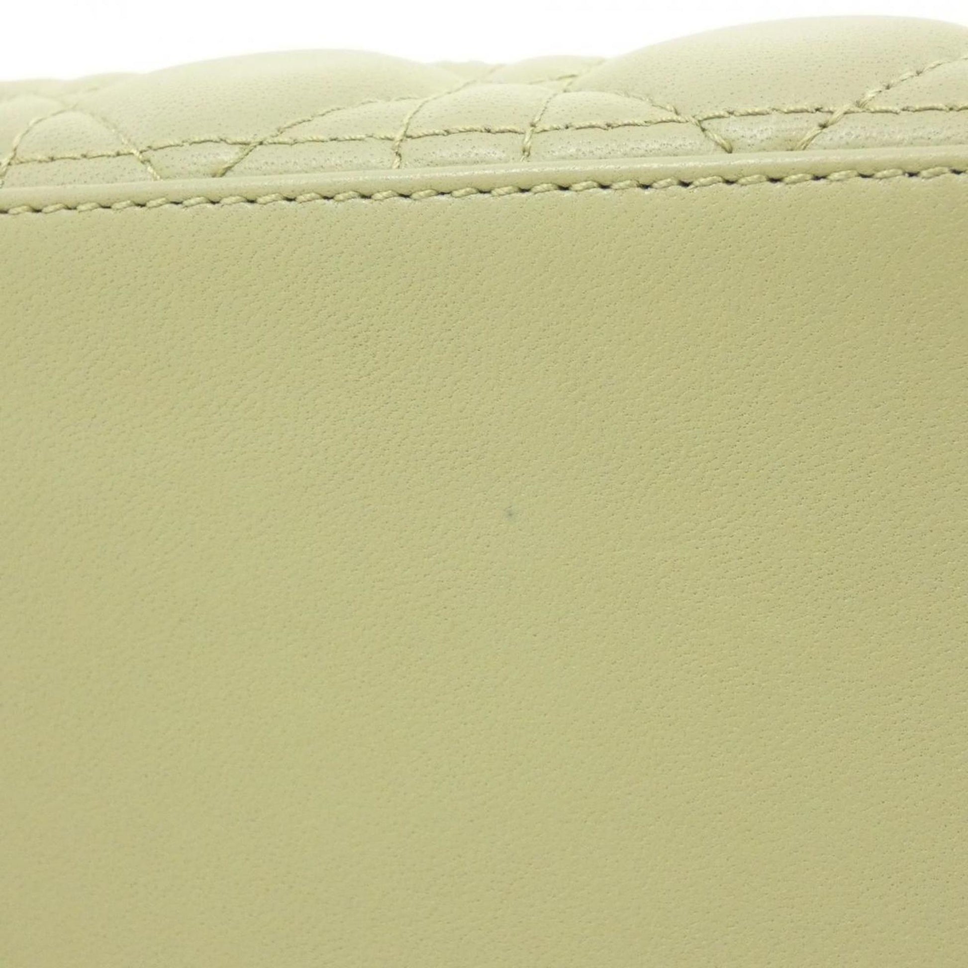 Christian Dior Green Leather Handbag  