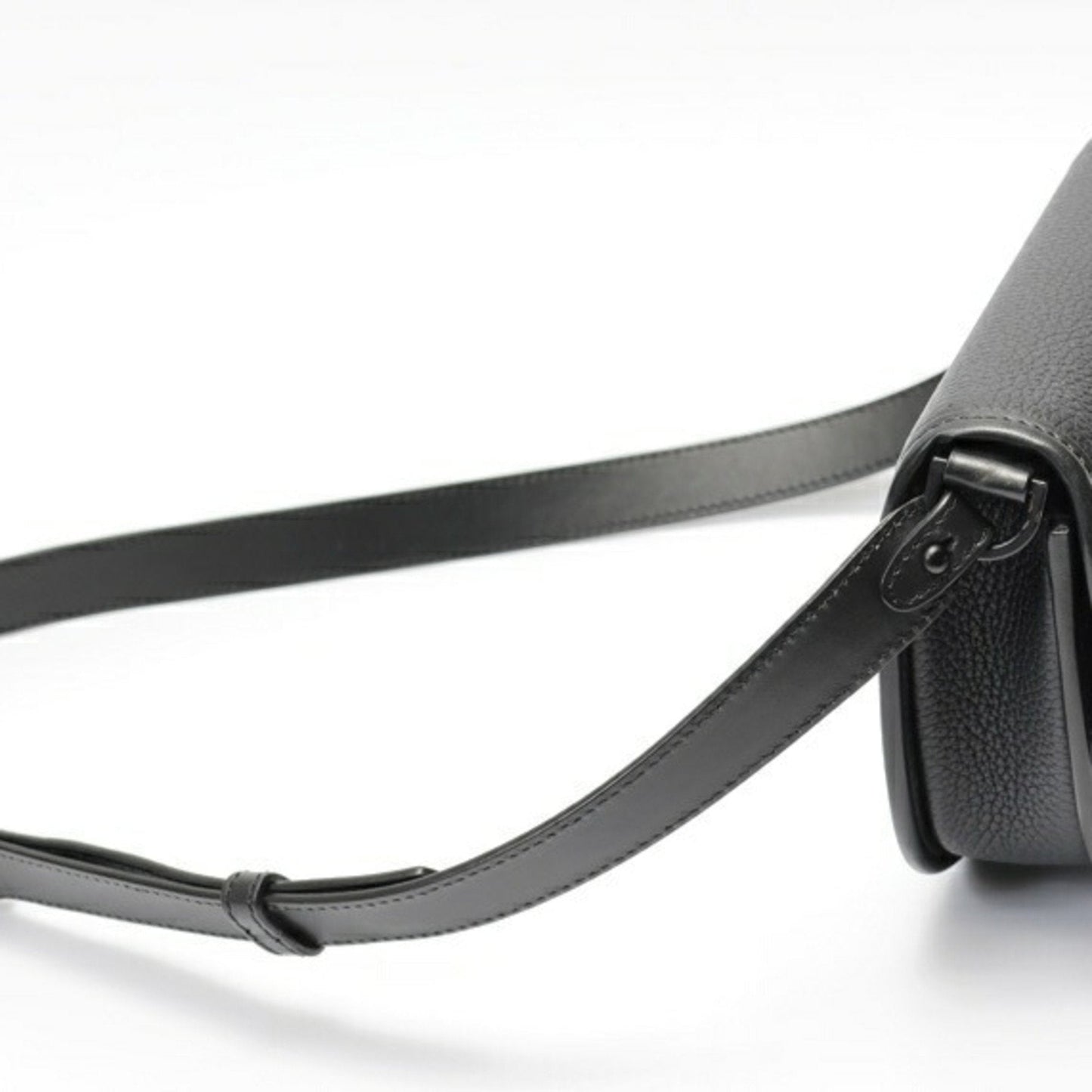 Christian Dior Black Leather Shoulder Bag  