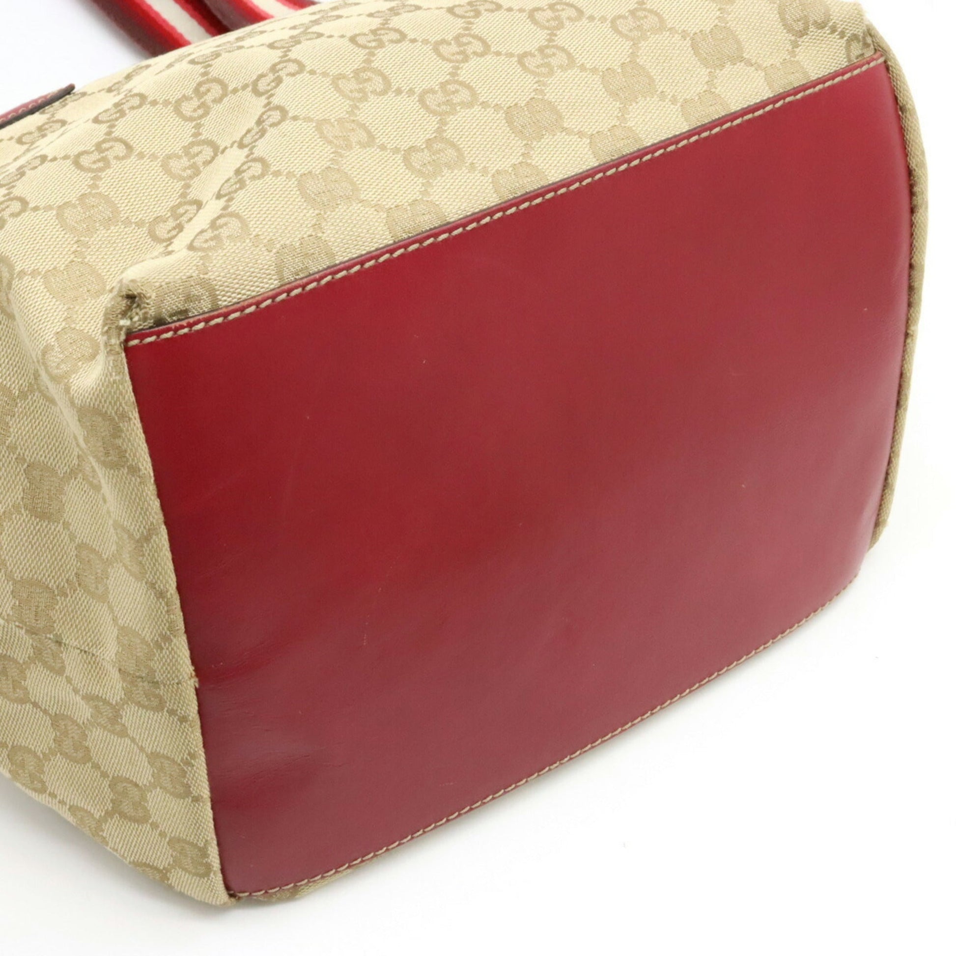 Gucci Leather Canvas Tote