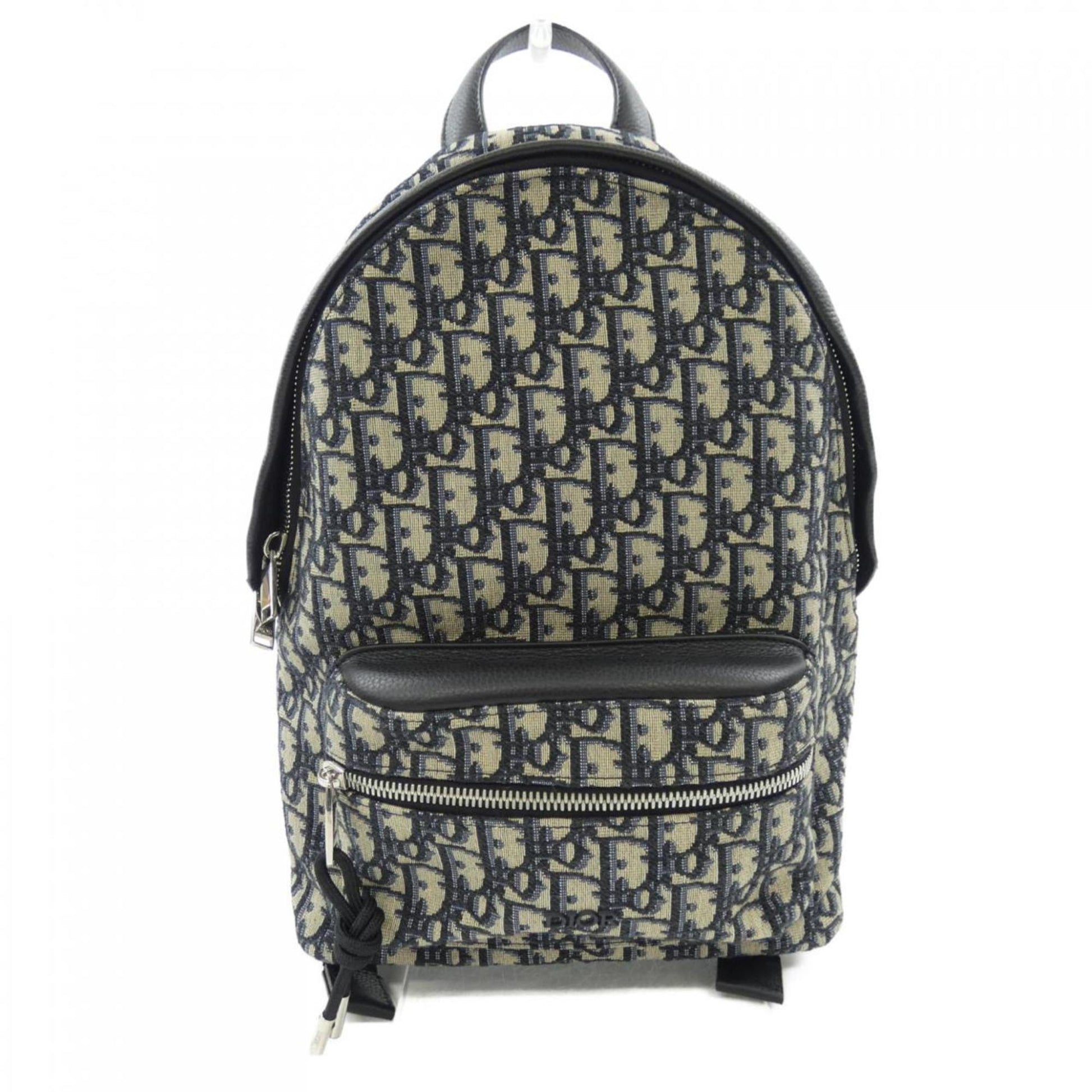 Christian Dior Beige Black Navy Handbag  