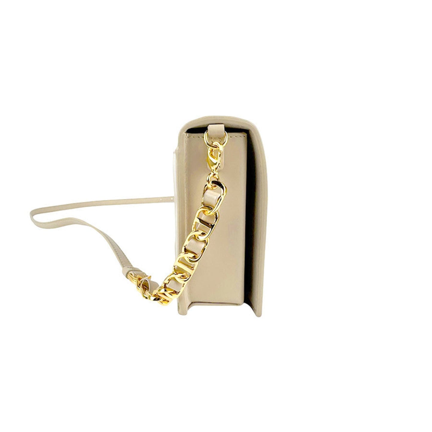Christian Dior Beige Leather Shoulder Bag  