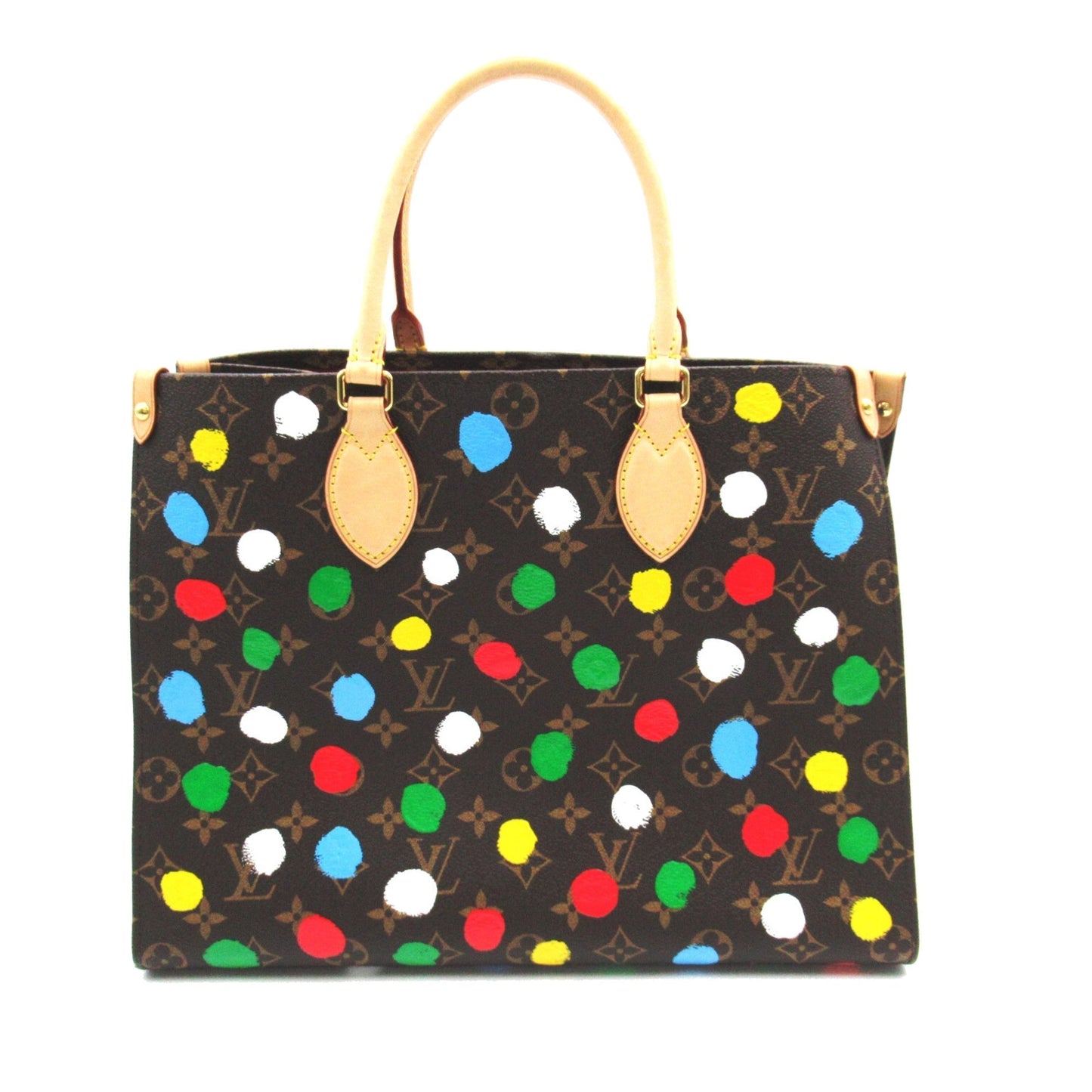 LOUIS VUITTON LVxYK On-the-Go MM Brown Mulch color Monogram PVC coated canvas M46379