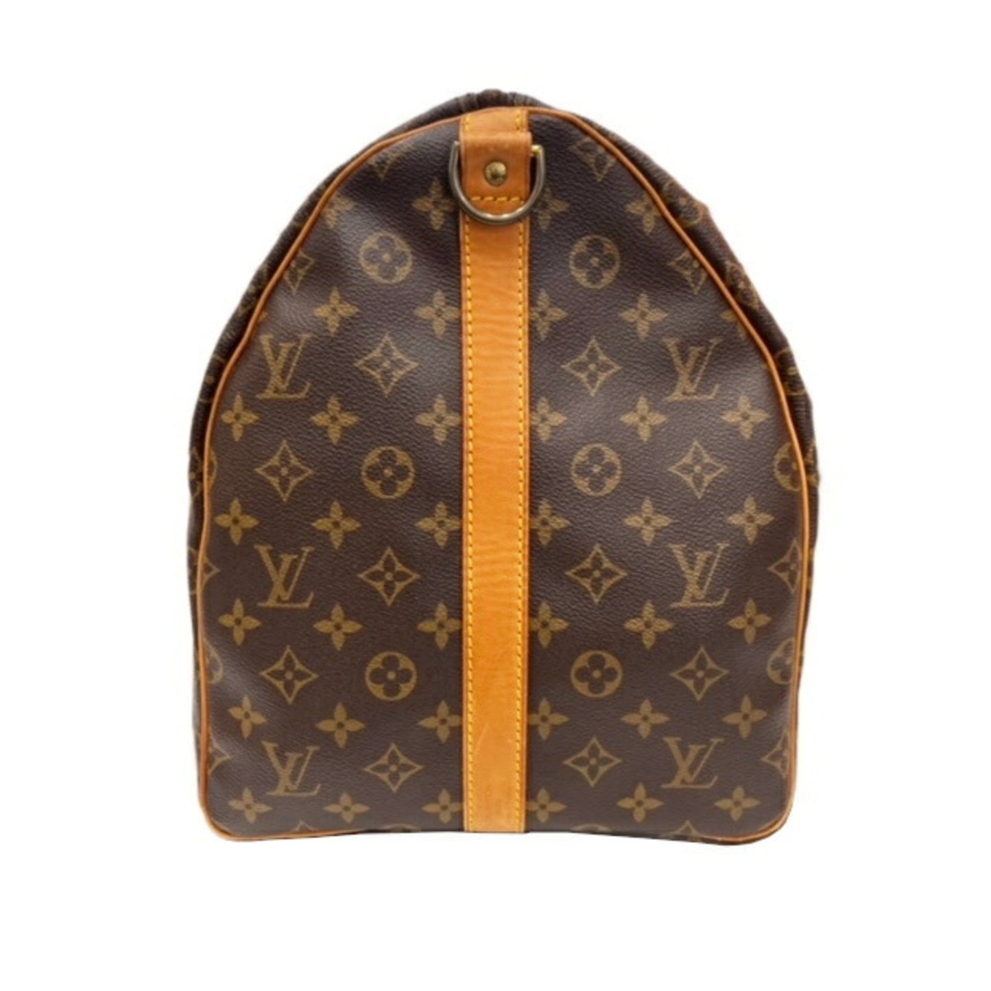 LOUIS VUITTON Monogram Keepall Bandouliere 55 Boston Bag Men's Women's Shoulder Key Missing