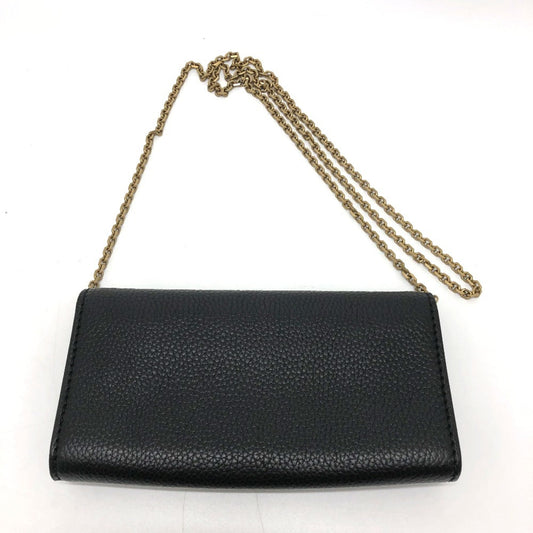 Christian Dior Black Leather Shoulder Bag  