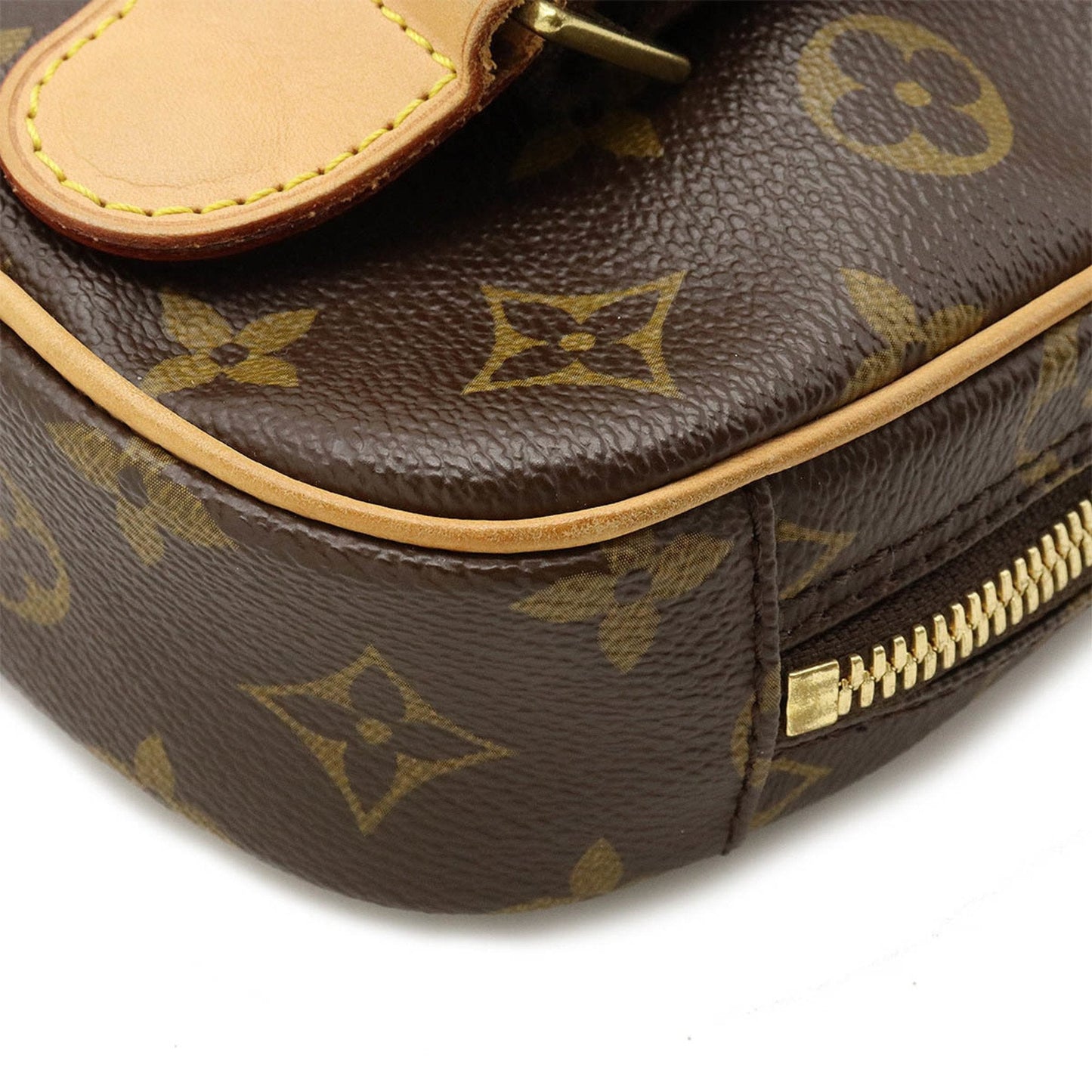 LOUIS VUITTON Monogram Pochette Ganju Body Bag Shoulder