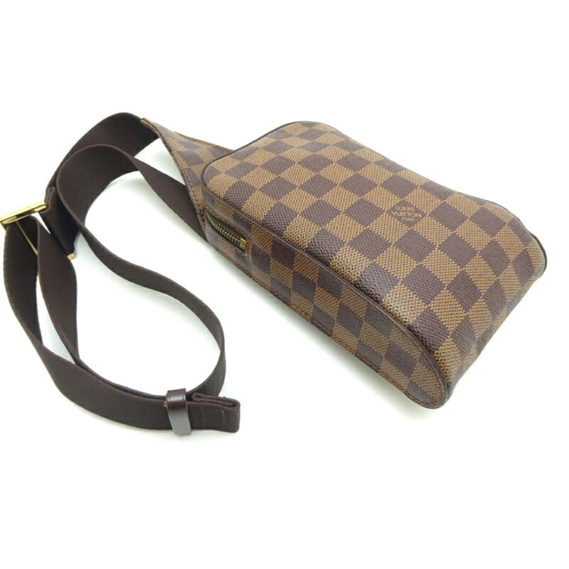 LOUIS VUITTON Jeronimos Women's/Men's Body Bag Damier Ebene [Brown]