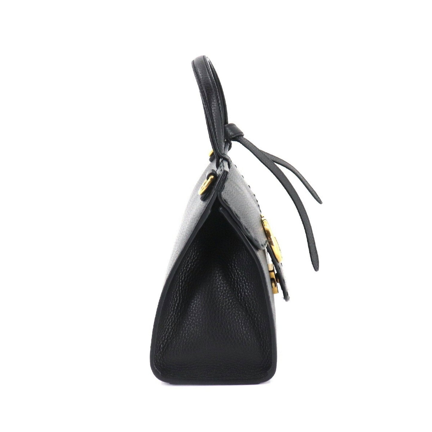 Gucci GG Marmont Black Leather Shoulder Bag Style 2