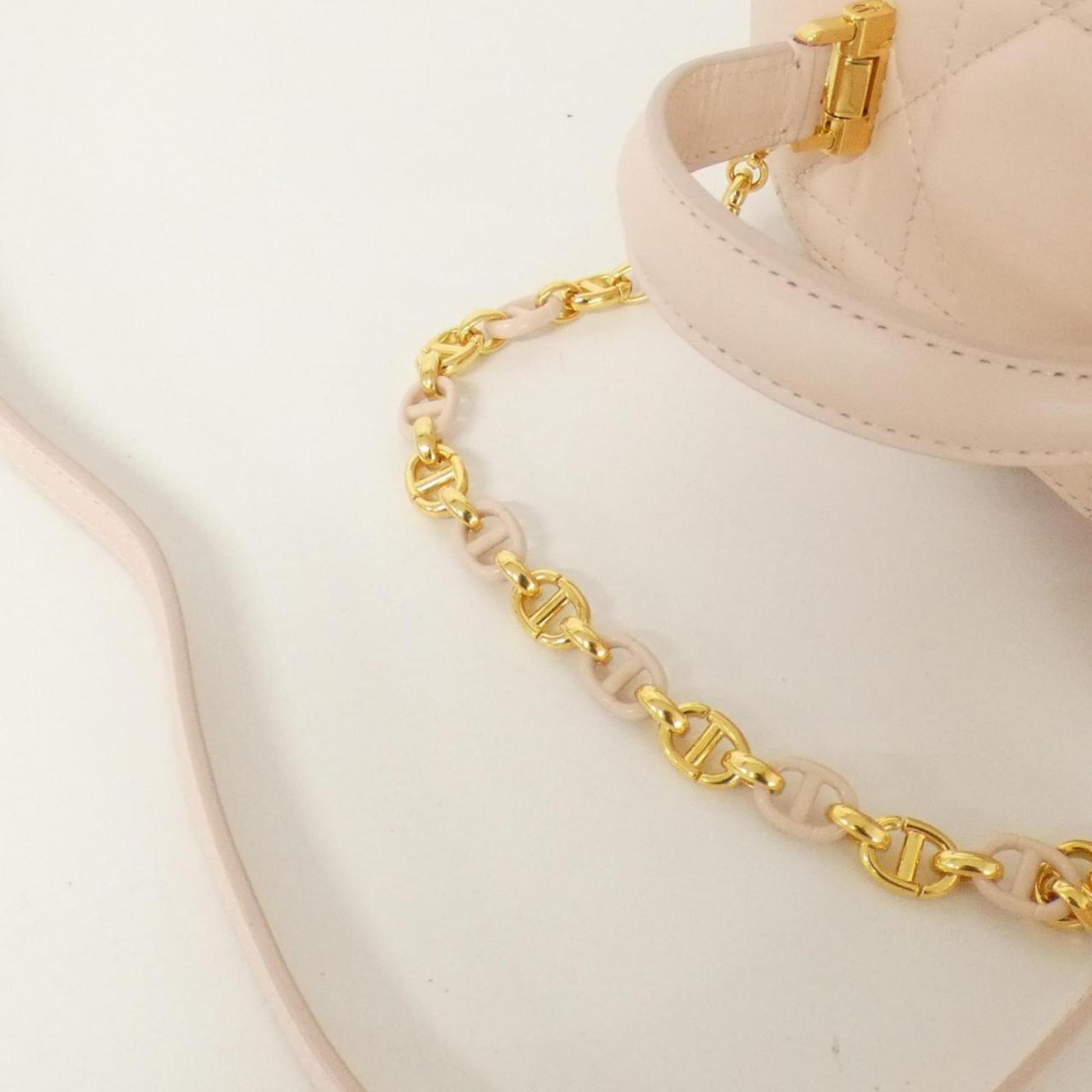 Christian Dior Pink Leather Handbag  