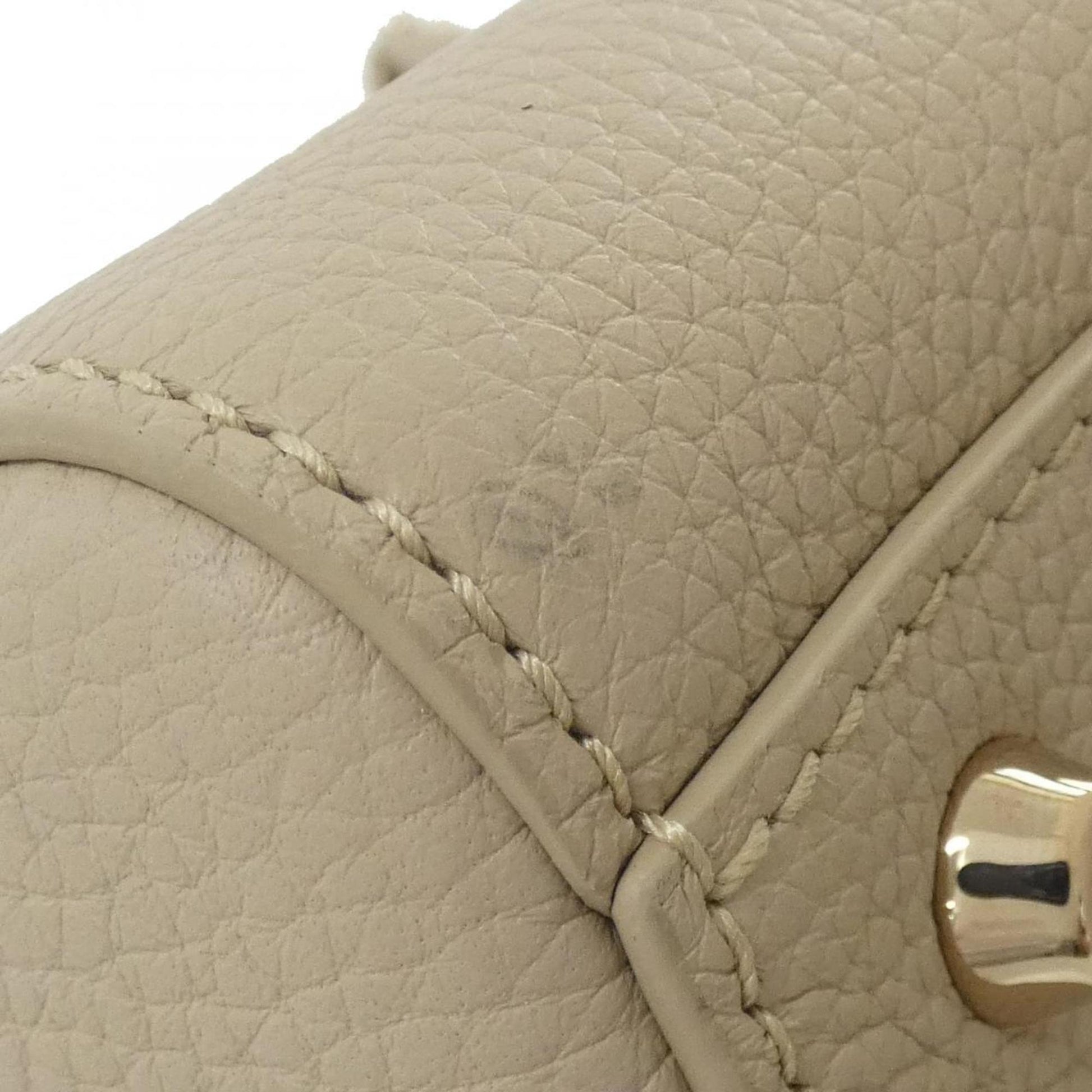 Christian Dior Beige Leather Handbag  
